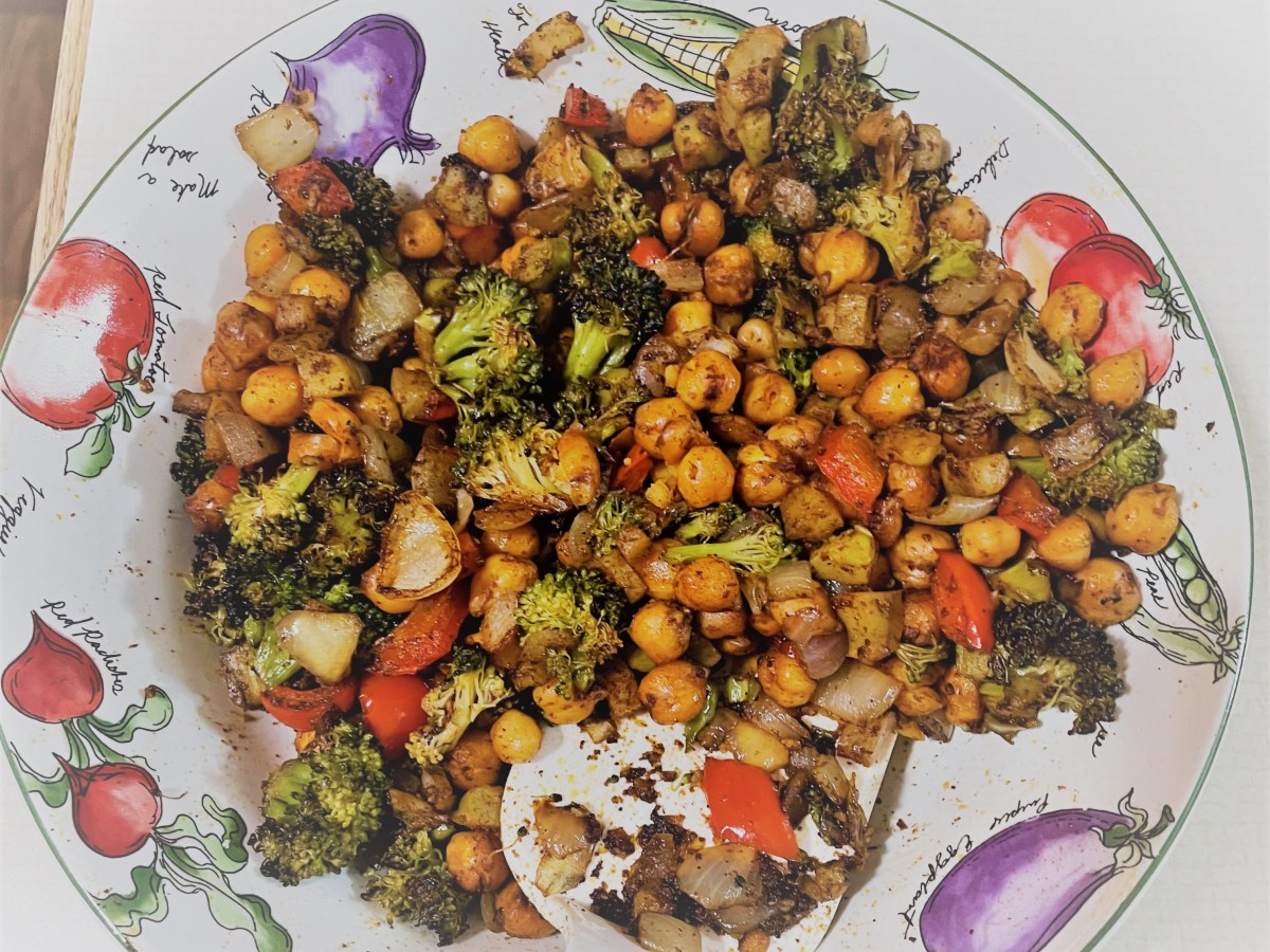 Roasted Chickpeas and Broccoli&nbsp;Burritos