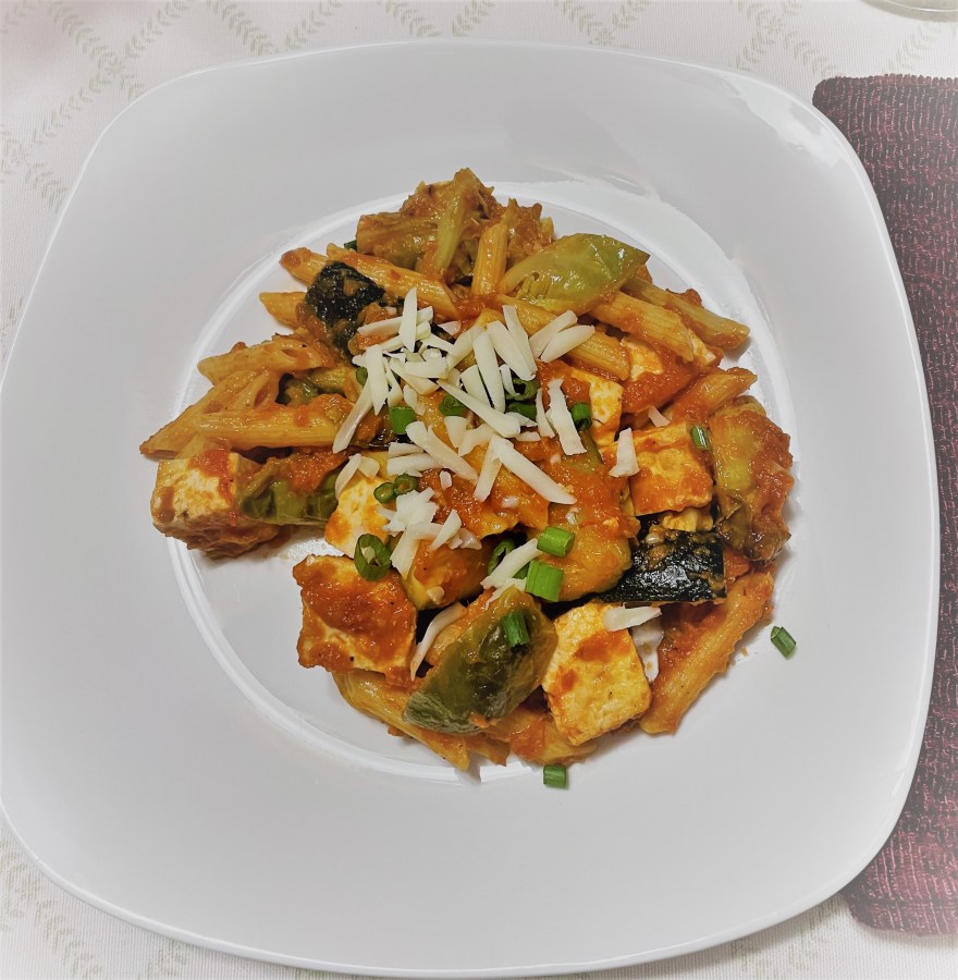 Vegetables and Tofu in Tomato&nbsp;Sauce